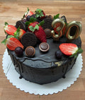 Vorbestellung und Selbstabholung: Torte schwarz Oreo Erdbeer